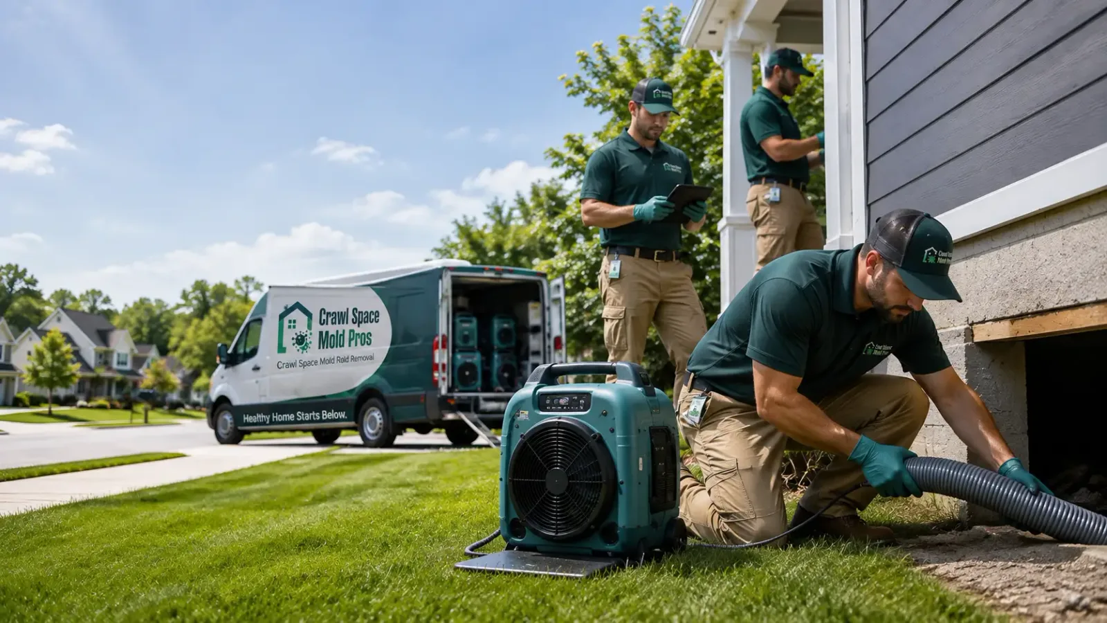 Crawl Space Mold Removal in Groton, NY